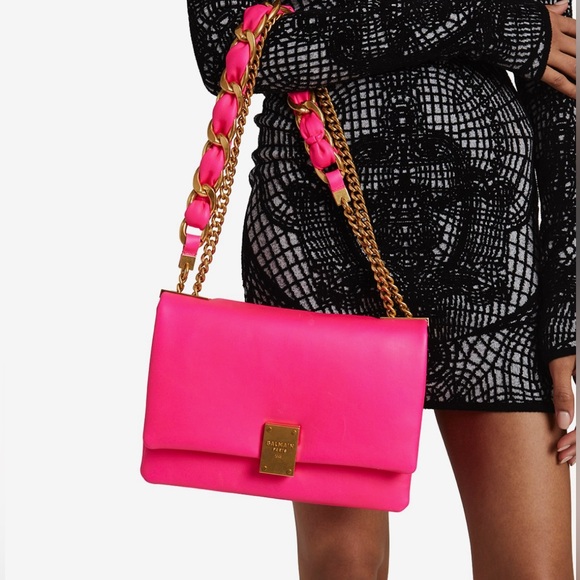 Balmain Handbags - Brand new Balmain 1945 Soft Leather Clutch Bag